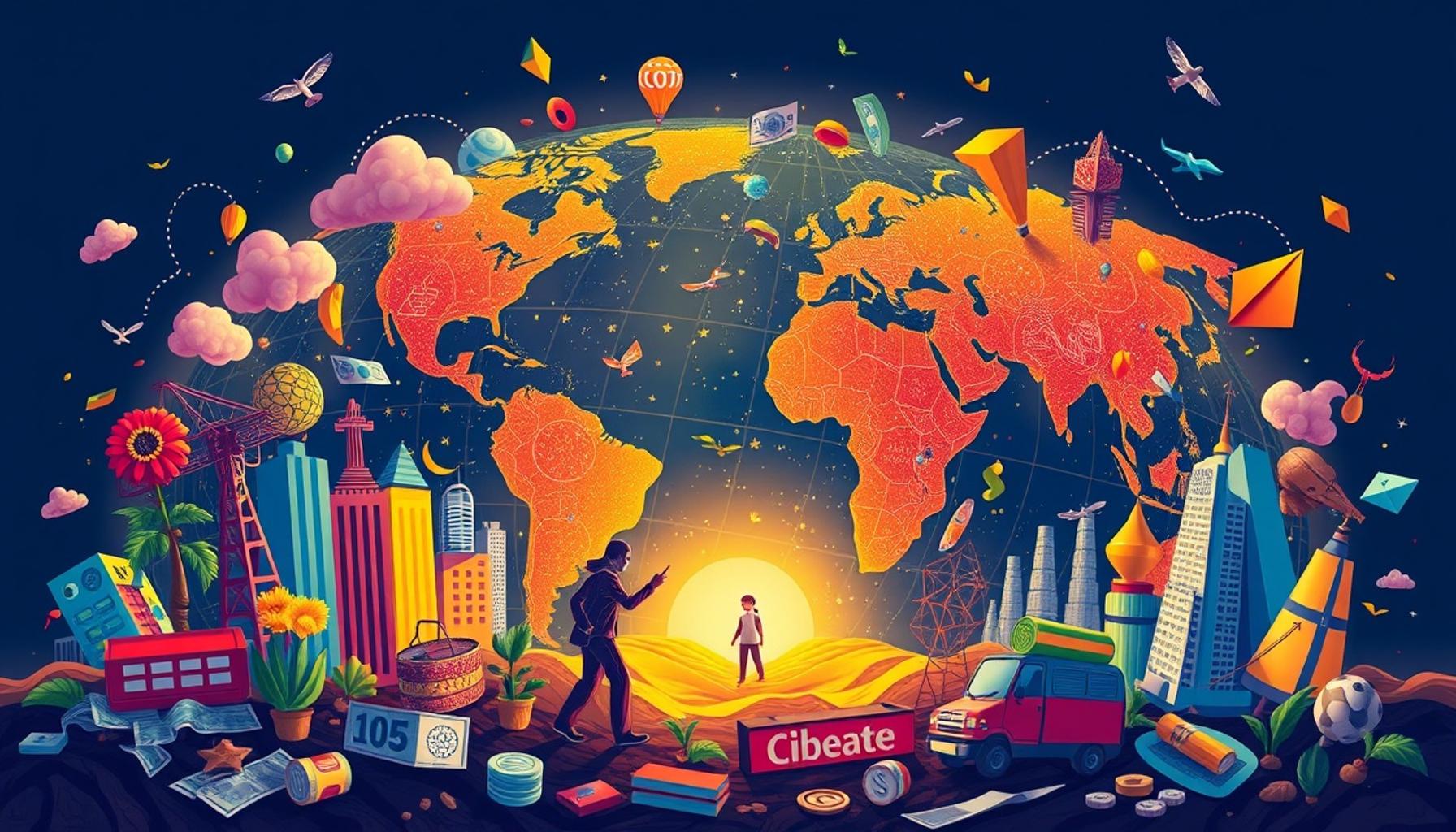 The Role of Global Connectivity in Resolving Humanitarian Crises and Natural Disasters